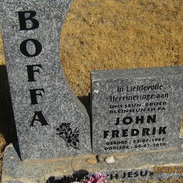 BOFFA John Frederik 1987-2010