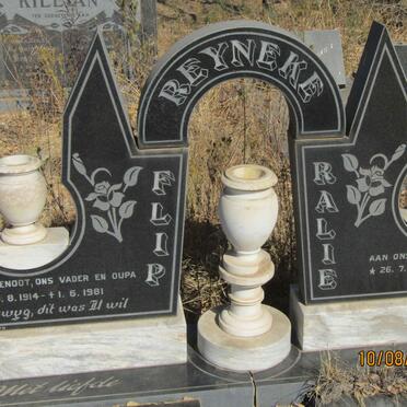 REYNEKE Flip 1914-1981 &amp; Ralie 1918-1982