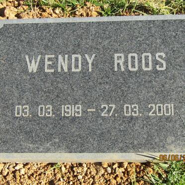 ROOS Wendy 1919-2001