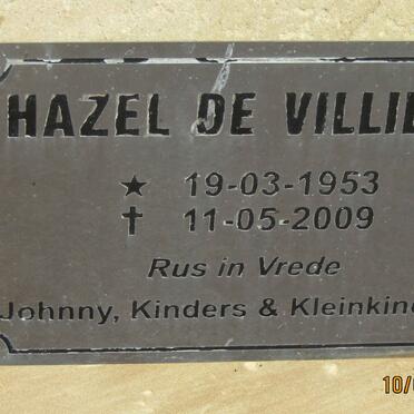 VILLIERS Hazel, de 1953-2009