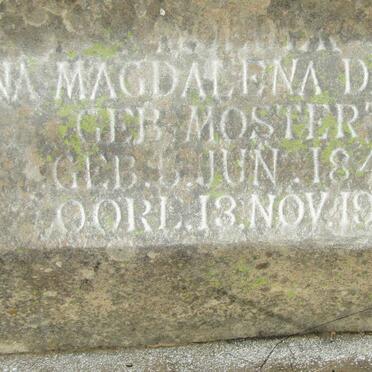 BRUYN Anna Magdalena, de nee MOSTERT 1847-192?