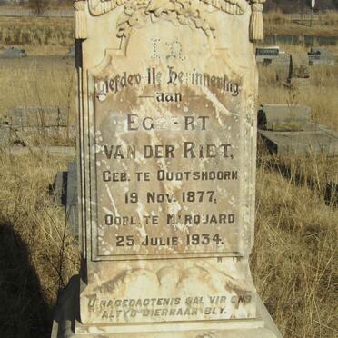 RIET Egbert, van der 1877-1934