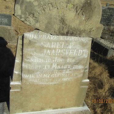 JAARSVELDT Sarel P., van 1862-1941