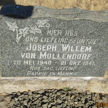 MOLLENDORF Joseph Willem, von 1940-1941