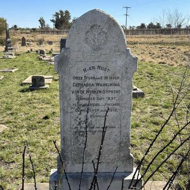SYPKENS Gerharda Wilhelmina, van de WERKEN 1837-1916