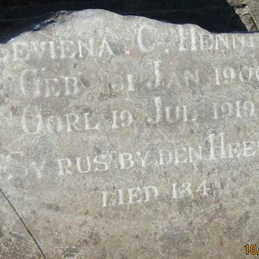 HENNING Leviena C. 1906-1919