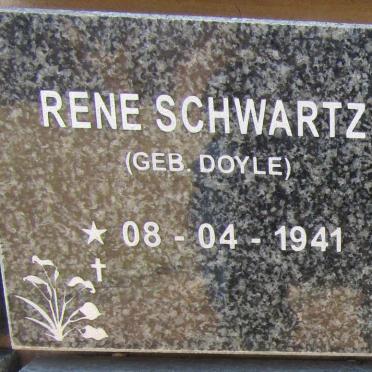 SCHWARTZ Rene nee DOYLE 1941-