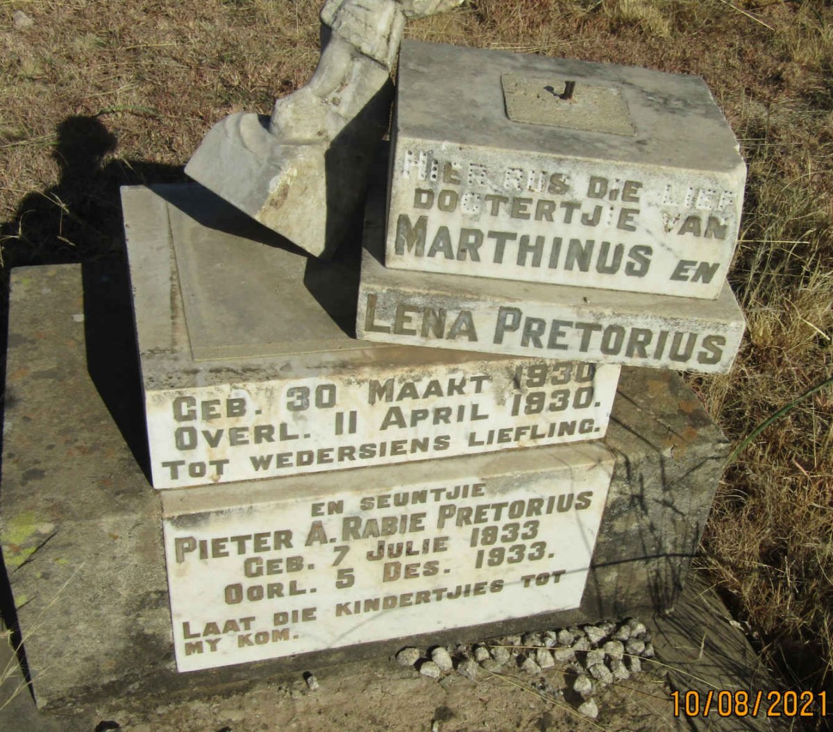 PRETORIUS Lena 1930-1930 :: PRETORIUS Pieter A. Rabie 1933-1933