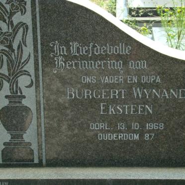 EKSTEEN Burgert Wynand oorl 1968