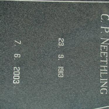 NEETHLING C.P. 1913-2003