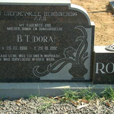 ROOS B.T. 1908-1992