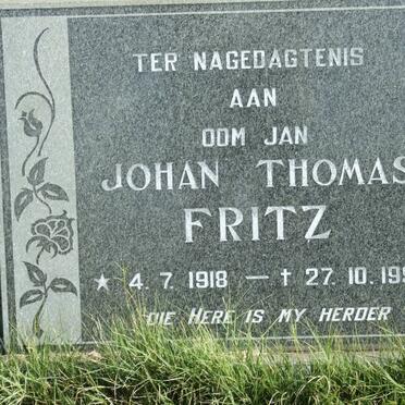 FRITZ Johan Thomas 1918-1991