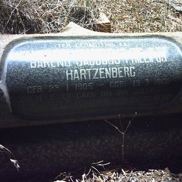 HARTZENBERG Barend Jacobus ? 1905-1960