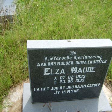 NAUDE Elza 1939-1999