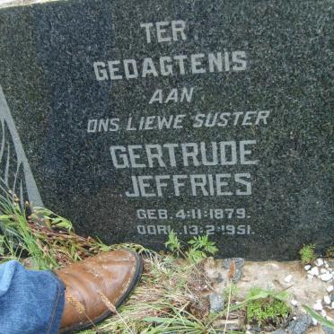 JEFFRIES Gertrude  1879-1951