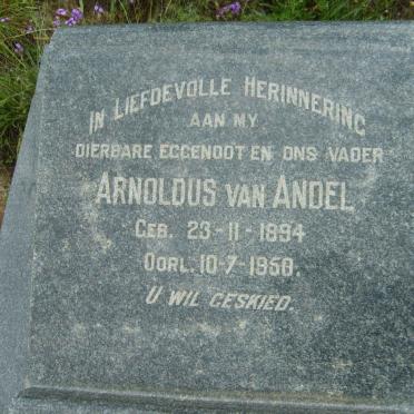 ANDEL Arnoldus, van  1894-1950