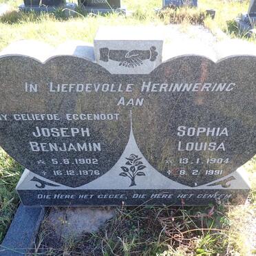 ? Joseph Benjamin 1902-1976 & Sophia Louise ? 1904-1991
