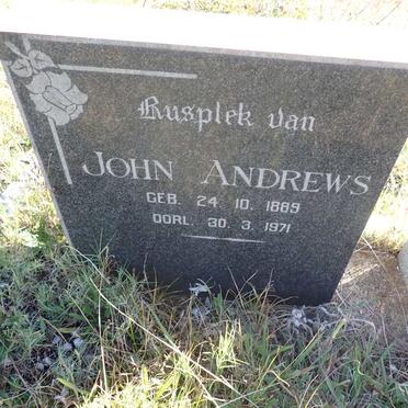 ANDREWS John 1889-1971