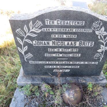 BRITS Johan Nicolaas 1879-1943