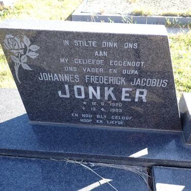 JONKER Johannes Frederick Jacobus 1920-1983