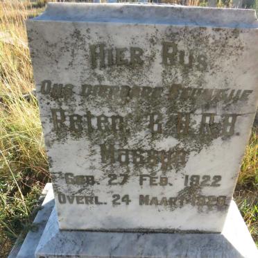 MASSYN Peter G.H.R.B. 1922-1928