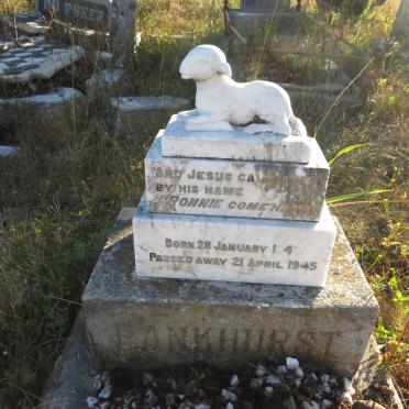 PANKHURST Ronnie 1943-1945