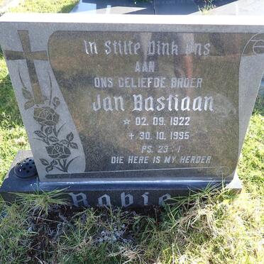 RABIE Jan Bastiaan 1922-1995