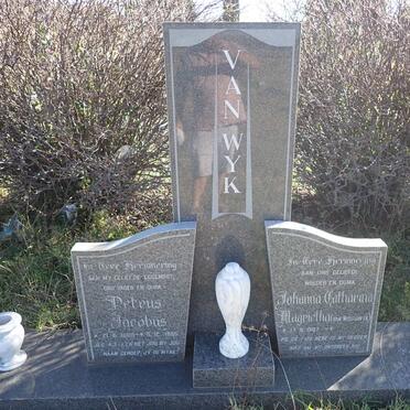 WYK Petrus Jacobus, van 1905-1985 & Johanna Catharina Magrietha VAN NOORDWYK 1907-