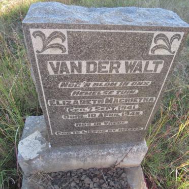 WALT Elizabeth Magrietha, van der 1941-1945