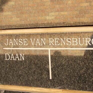 RENSBURG Daan, Janse van