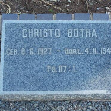 BOTHA Christo 1927-1943