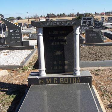 BOTHA M.C.  1927-1987