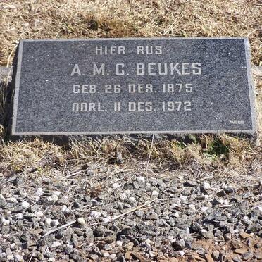 BEUKES A.M.C. 1875-1972
