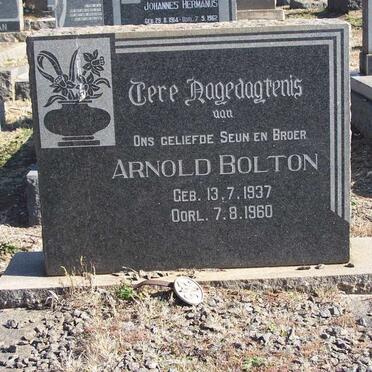 BOLTON Arnold 1937-1960