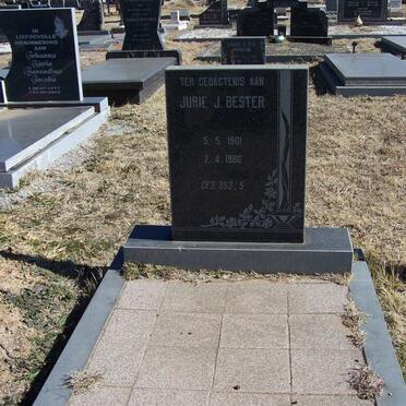BESTER Jurie J. 1901-1986
