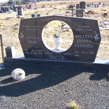 BRITS Thomas Henry 1933-2002 &amp; Johanna Jacoba Carolina 1933-