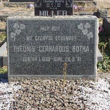 BOTHA Theunis Gerhardus 1889-1961