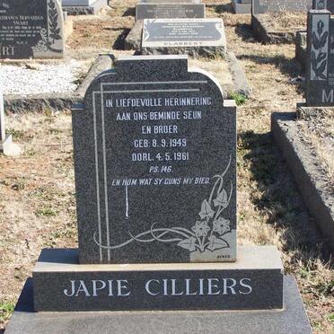 CILLIERS Japie 1949-1961