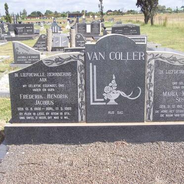 COLLER Frederik Hendrik Jacobus, van 1908-1969 &amp; Maria Magdalena Susanna 1912-1983