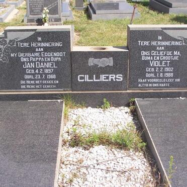 CILLIERS Jan Daniel 1897-1968 &amp; Violet 1902-1988