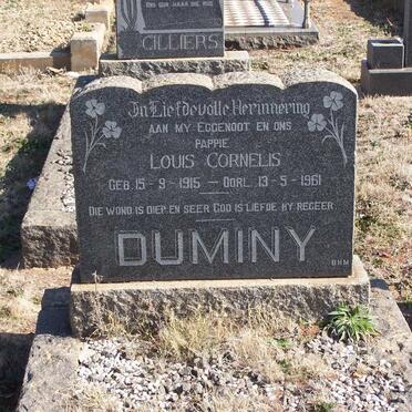 DUMINY Louis Cornelis 1915-1961