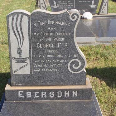 EBERSOHN George F.R.1896-1967