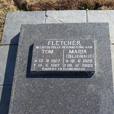 FLETCHER Tom 1927-1987 &amp;  Maria BLIGNAUT 1929-2003