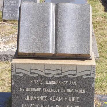 FOURIE Johannes Adam 1890-1963