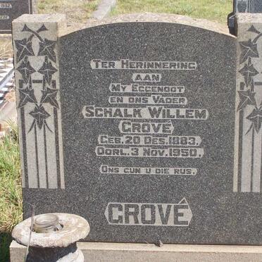 GROVE Schalk Willem 1883-1950