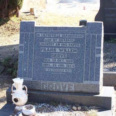 GROVE Frans Willem 188?-1944