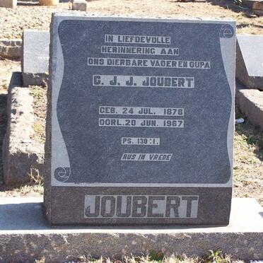 JOUBERT G.J.J. 1878-1967