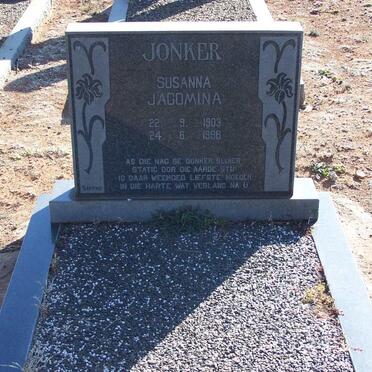 JONKER Susanna Jacomina 1903-1986