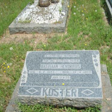 KOSTER Bastiaan Hendrikus 1877-1957