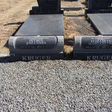 KRUGER Petrus Johannes 1907-1971 &amp; Elizabeth Margaretha nee KRIEL 1915-1996